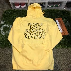 ASSC People Love Reading Negative Reviews Hoodie